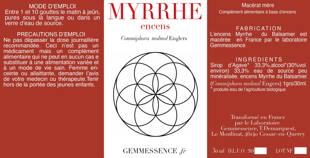 MYRRH-Weihrauch, Commiphora myrrha
