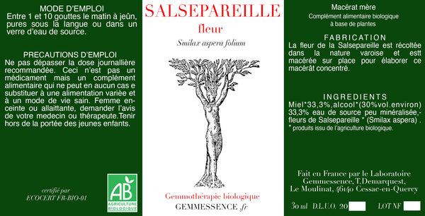 Complément Alimentaire Vitaler's Salsepareille 500mg - Détox Organisme, 60 Gélules